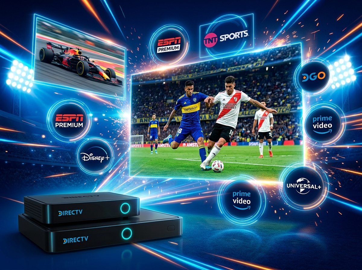 Pack Fútbol DIRECTV con ESPN Premium y TNT Sports